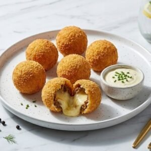 Nic's Food Beef Cheese Ball Premium 500gr — Bola Daging Sapi Keju Mozzarella Isi 20 Pcs
