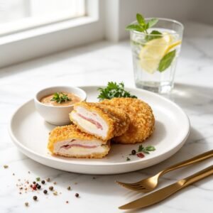 Nic's Food Chicken Cordon Blue Premium 1000gr — Ayam Keju Mozzarella Ham Klasik Isi 8 Pcs