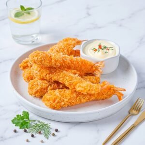 Nic's Food Ebi Furai Udang Vannamei 31/40 250gr — Udang Crispy Panko Isi 10 Pcs