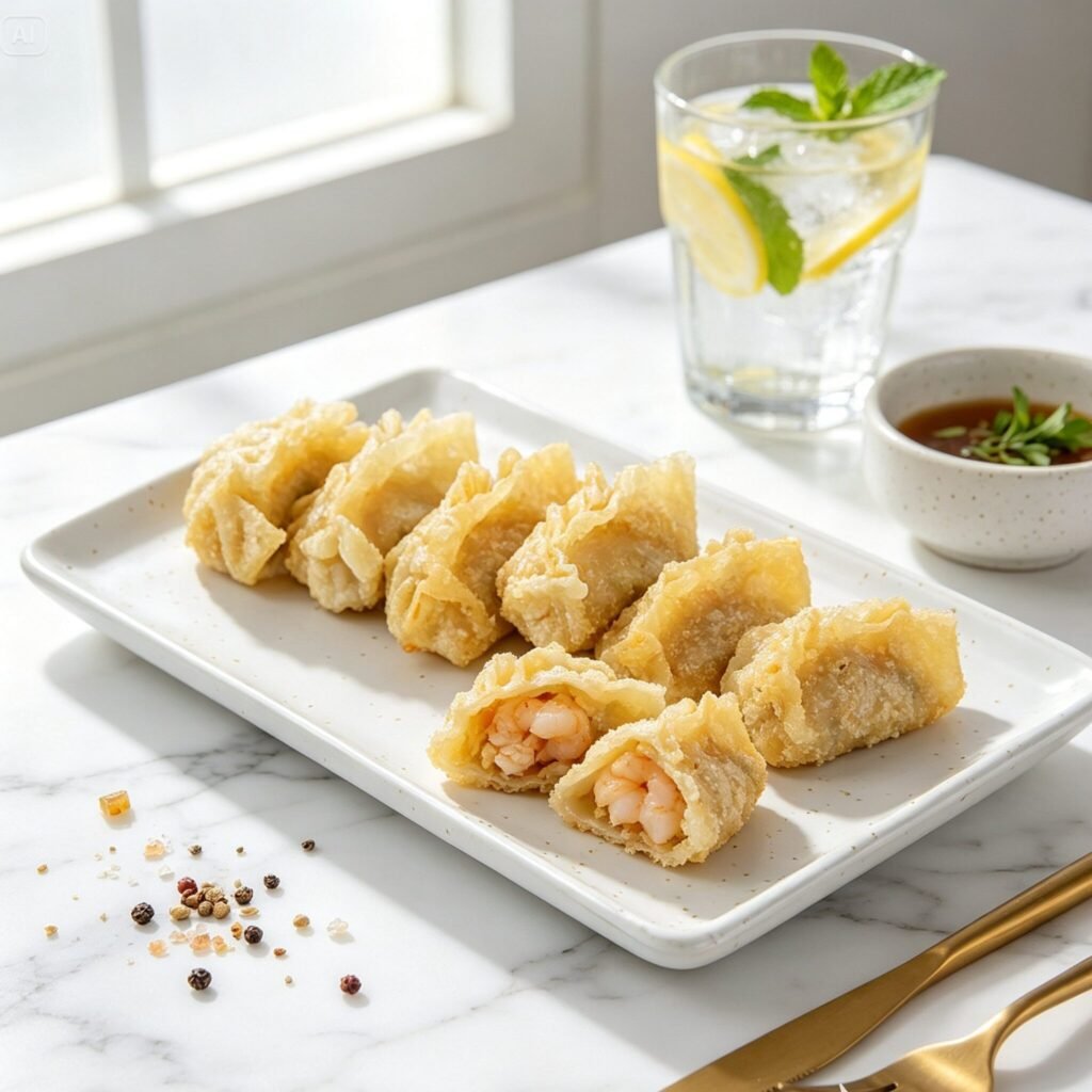 Nic's Food Gyoza Chicken Shrimp 250gr — Pangsit Ayam Udang Jepang Autentik Isi 13 Pcs