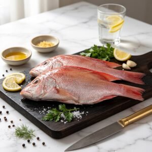 Nic's Food Kakap Merah Natural Premium 1000gr — Ikan Kakap Segar HORECA Restoran