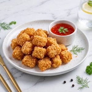 Nic's Food Pop Fish Ikan Crispy Bite-Size 250gr — Ikan Goreng Golden Brown Siap Masak