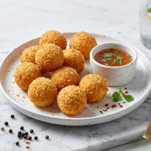 Nic's Food Shrimp Cheese Ball 500gr — Bola Udang Keju Mozzarella Isi 20 Pcs