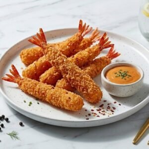 Nic's Food Spicy Ebi Furai Udang Pedas 250gr — Udang Crispy Pedas Premium Isi 10 Pcs