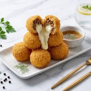 Nic's Food Squid Cheese Ball 500gr — Bola Cumi Keju Mozzarella Premium Isi 20 Pcs