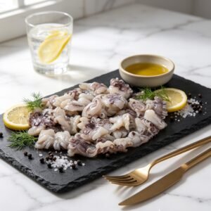 Nic's Food Tentacles Cuttlefish 81UP 250gr — Tentakel Cumi Segar Kenyal Premium