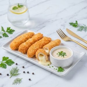 Nic's Food Udang Keju Mozzarella Crispy 250gr — Udang Isi Keju Goreng Renyah Isi 7 Pcs
